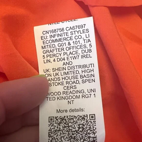 Anewsta Orange Layered Ruffle Maxi Dress - Picture 14 of 15